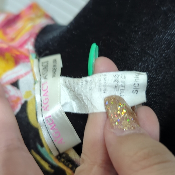 Floral 3/4 Sleeve Cardigan, S - Picture 3 of 3